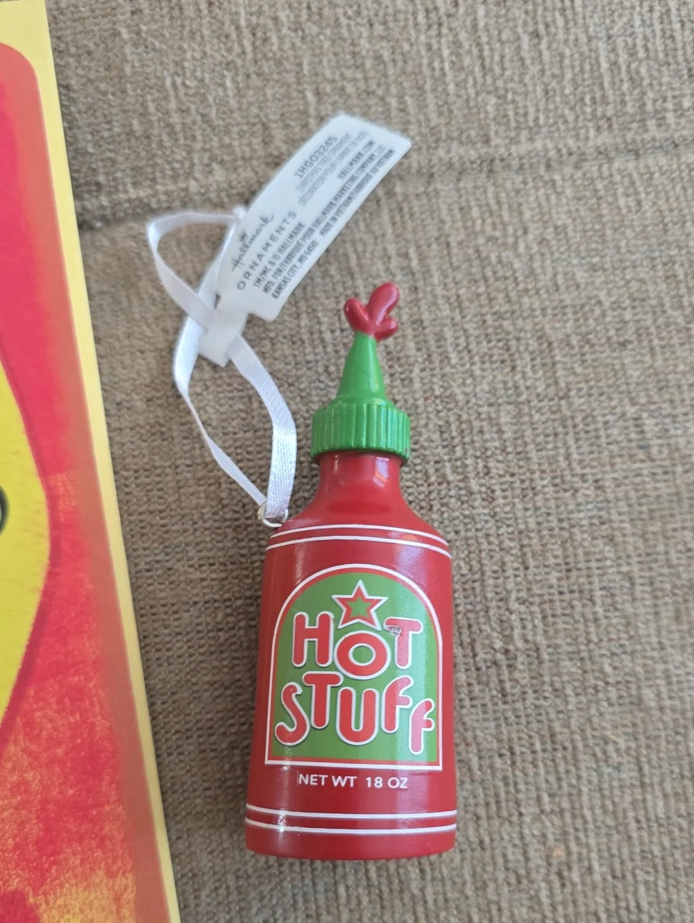 Hot Stuff Sauce Ornament & Card
